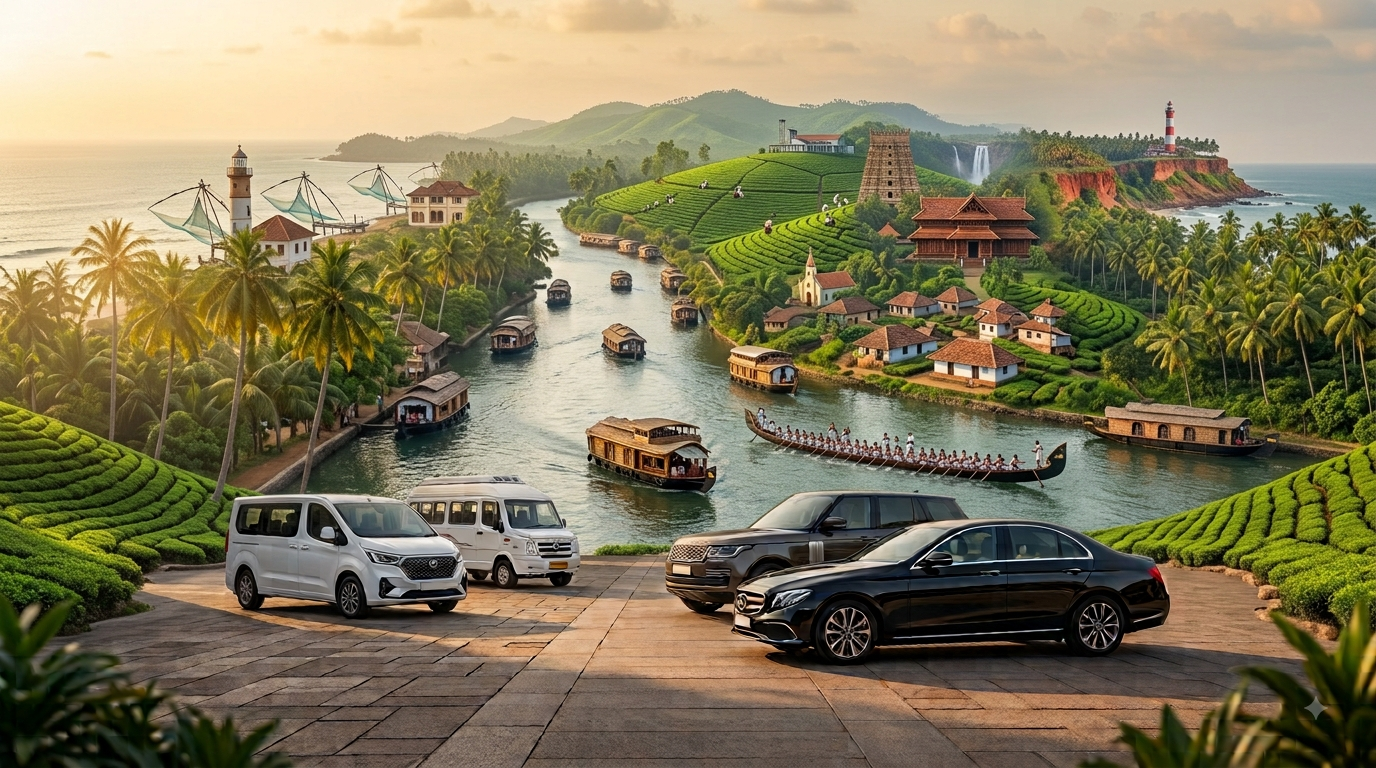 Scenic Kerala travel destination